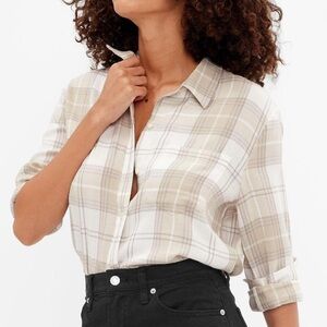 Gap Flannel Easy Shirt